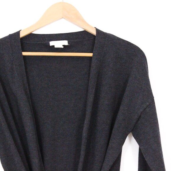 *H&M Dark Grey Cardigan with Tie Belt - Picture 6 of 8